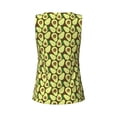 thumbnail image 5 of Wukai Avocado Print &nbsp;Women's Workout Tank Top Mesh Yoga Shirts Athletic Running Tank Tops Athletic Gym Shirts - X-Large, 5 of 8