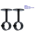thumbnail image 3 of MERIVILLE Ceiling-Mounted or Wall-Mounted Curtain Rod Brackets, for up to 1 ¼” Diameter Drapery Rods, 2 PCs, Oil-Rubbed Bronze, 3 of 3