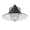 Black, variant on RRRS14-ABR-Millennium Lighting-R Series - 1 Light Stem Hung Railroad Shade-9.5 Inch Tall and 14 Inch Wide-Architectural Bronze Finish