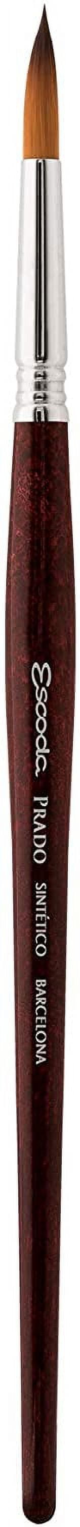 Escoda Prado Tame Synthetic Brush - Round, Short Handle, Size 14