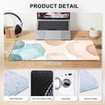 thumbnail image 2 of Computer Desk Mat for Keyboard and Mouse, Desk Pad Mat, Extra Large Mouse Pad for Desk with Non-Slip Rubber Base, Desk Matt, XXL Keyboard Mat for Gaming, Office, Women,Boho Bubble Watercolor, 2 of 6