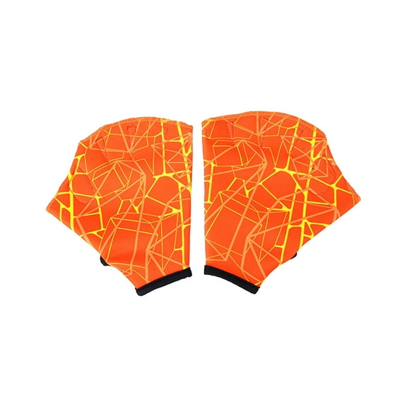 Adult Swimming Gloves Water Aerobics Accessories Webbed Gloves Adjustable and Easy to Wear for Pool and Swim Training