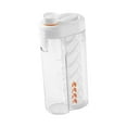 thumbnail image 1 of Luzkey Cold Brew Coffee Cup Cold Beverage Dispenser Fridge Fruit Kettle Iced Tea Maker Tea Pitcher for Water Milk Fresh Fruit Drinks White, 1 of 8