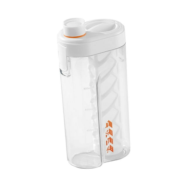 Luzkey Cold Brew Coffee Cup Cold Beverage Dispenser Fridge Fruit Kettle Iced Tea Maker Tea Pitcher for Water Milk Fresh Fruit Drinks White