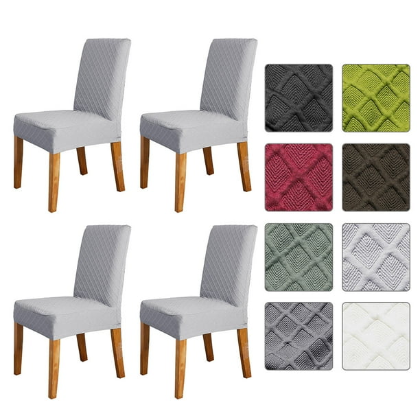 Grey Dining Chair Covers / Amazon Com Britimes Stretchy Printed