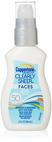 coppertone clearly sheer faces