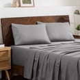thumbnail image 3 of Bare Home Pillowcase Set - Envelope Closure - Premium 1800 Collection - Double Brushed - Ultra Soft - Queen Size, Light Gray, 2 Count, 3 of 8