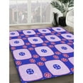 thumbnail image 3 of Ahgly Company Machine Washable Indoor Rectangle Transitional Purple Amethyst Purple Area Rugs, 2' x 3', 3 of 7