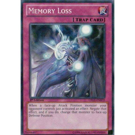 YuGiOh Lord of the Tachyon Galaxy Common Memory Loss LTGY-EN070
