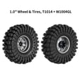 thumbnail image 2 of Juego de neumáticos 1.0 Beadlock Rim para coche RC Crawler 1/18 1/24, 2 of 6