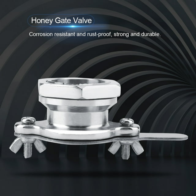 Nimomo Honey Gate Valve Durable Stainless Steel Gate Valve Beekeeping Tool Extractor Bottling Equipment Honey Tap
