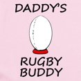 thumbnail image 2 of CafePress - Daddys Rugby Buddy Body Suit - Long Sleeve Infant Bodysuit, 2 of 4