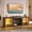 Rustic Brown, variant on Bestier 70" LED Gaming TV Stand for 65/70/75 inch TVs, Entertainment Center with RGB Lights, Fireplace Space, Tempered Glass Shelves & PS5 Storage, Black