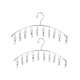 thumbnail image 1 of 2 percheros de acero inoxidable para colgar calcetines (10 pinzas), 1 of 8