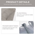 thumbnail image 3 of Miangastore Sac Cosmétique Pu Gris 1Pcs 20.9x10.6 Po, 3 of 8