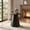 Black, variant on 31.5 Inch Round Dining Table for Small Spaces, Modern Pedestal Base Table, Compact Wood Table for Kitchen, Apartment, Breakfast Nook,White
