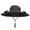 Army Green, variant on Hat with Fans Solar Power Wide Brim Solar Fan Hat, Sun Hat with 2 Fans Two Power Supply Modes, Outdoor Solar Powered & USB