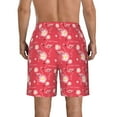 thumbnail image 3 of Bixox Men's Hello Summer Flamingo printing Casual Classic Fit Short Summer Beach Shorts, 3 of 6