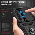 thumbnail image 5 of FIEWESEY for Samsung Galaxy A57 5G Case Built-in Slide Camera Cover & Kickstand Heavy Duty Protection Shockproof Phone Case for Samsung Galaxy A57 5G 6.7 inch ,Black, 5 of 8