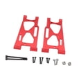 thumbnail image 4 of Dualoai 2 Pieces RC Car Rear Lower Swing Arm Sturdy Upgrade Part for 7303 1/7 RC Car Red, 4 of 9