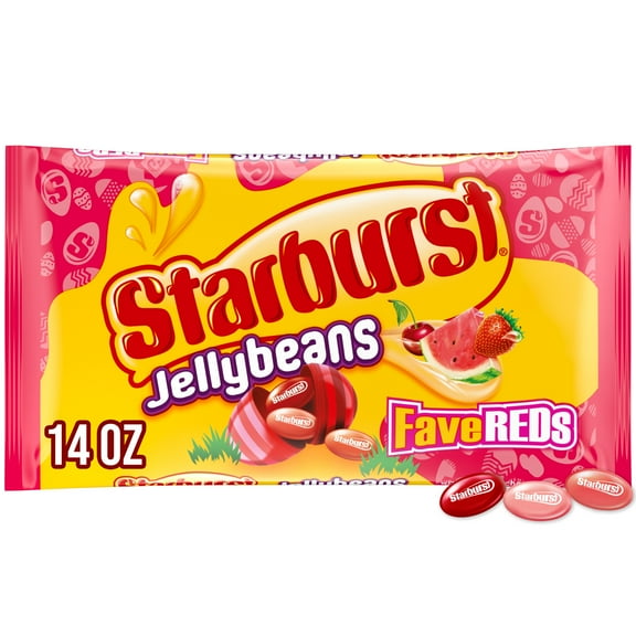 Starburst FaveREDs Jelly Beans Chewy Candy - 14 oz