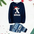 thumbnail image 2 of Cozy Family Christmas Matching Pajamas Sets for Elegant Mom, Mom Family Matching Christmas Pajamas Set Letter Print Parent Outfit, 2 of 5