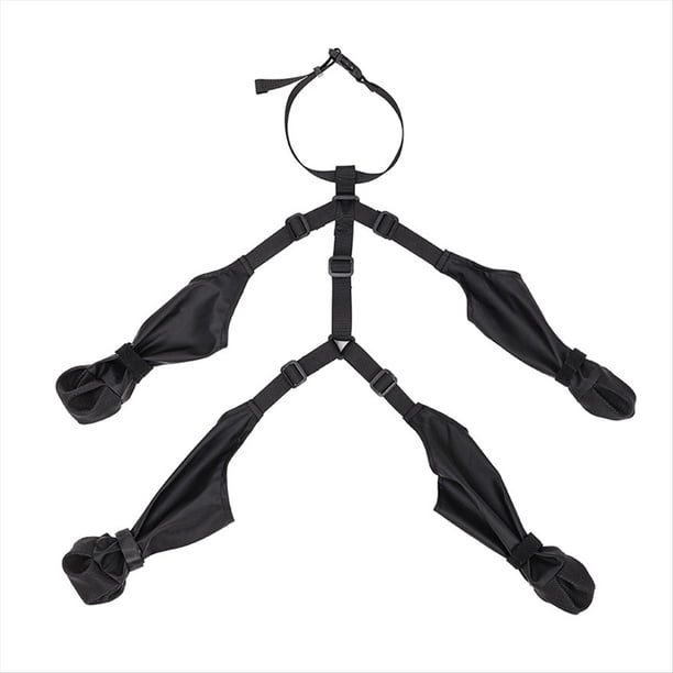 Zapatos para Perros Botas Impermeables Ajustables para Perros DíA de Lluvia Zapatos Transpirables para Mascotas para Caminar Al Aire Libre Patas Suaves de Bulldog FrancéS-M