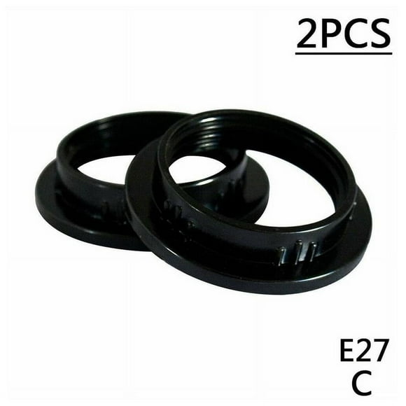 Black or White Light Shade Collar Adaptor E14 / Lamp Bulb H NICE C1D4