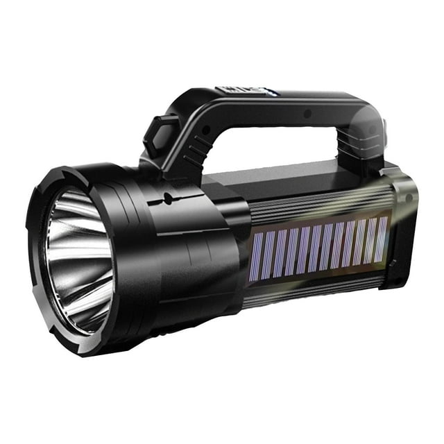 Sentmoon Electronics Gadgets Solar Flashlight Searchlight Charging Portable Strong Light, High Brightness, Side Light, High-power LED Electronics Gadgets Clearance Sales Today Deals Prime