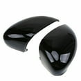 thumbnail image 3 of Pair Gloss Black Side Door Wing Mirror Cover Cap For Ford Fiesta MK7 2008-2017, 3 of 10