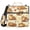 Cute Capybaras Doing Various Activities, variant on 3 Ring Zipper Binder with Shoulder Strap Waterproof Trapper Keeper 1.5 Inch D-Ring 500 Sheets Capacity Stars with Silver and Purple