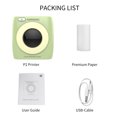 thumbnail image 2 of Riwcyla Pocket Printer Printer Portable Thermal Printer 300dpi for Photo Picture Receipt Memo Note Label Sticker Compatible with Android iOS Windows, 2 of 6