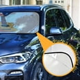thumbnail image 4 of Iauyy Foldable Windshield Sun Shade for Cars, Interior Sun Protection for car UV Protection for Sedan/SUV/Truck, (S/M/L) Color Photo Album Production, 4 of 8