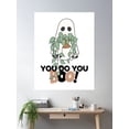 thumbnail image 2 of You Do You Boo Plant Ghost Poster Wall Art, Modern Wall Decor For Living Room Bedroom, 24x36 UNFRAMED, 2 of 3