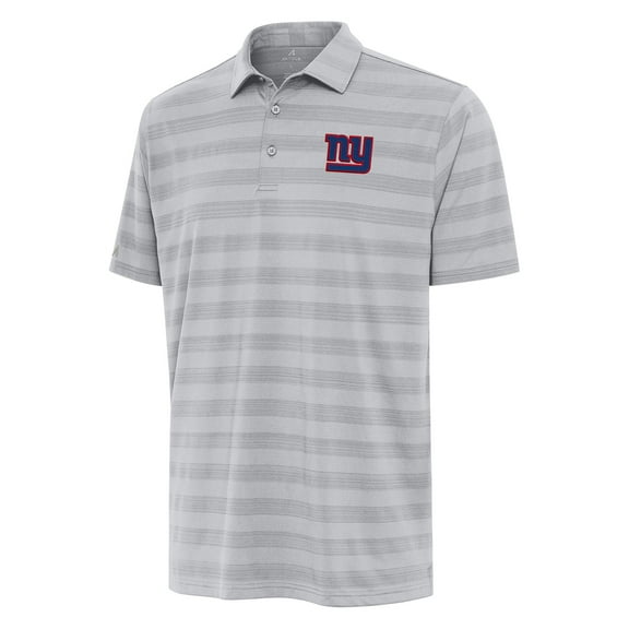 Men's Antigua Gray New York Giants Tunnel Polo