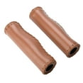thumbnail image 6 of Bienvenido 1 Pair Hand stitched PU Bike Bicycle Handlebar Handle Bar Grips with Plug(Brown), 6 of 8
