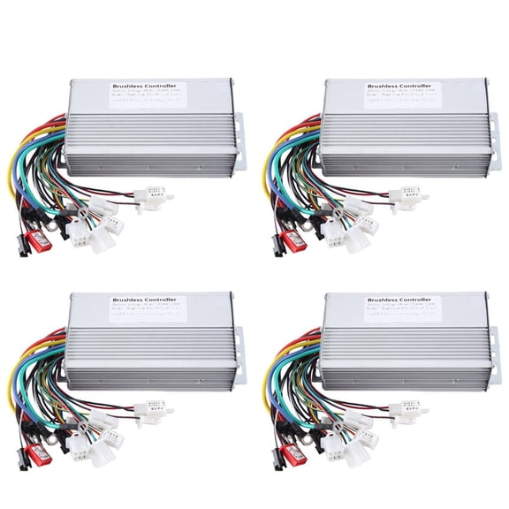 4X 48V 60V 64V 72V 1000W 1500W Electric Controller 12 Tube Dual Mode E-Bike Brushless Controller Speed Motor