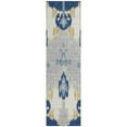 thumbnail image 2 of Addison Rugs Chantille Indoor/Outdoor Transitional Ikat Navy Washable Runner Rug, 2'3" x 7'6", 2 of 6