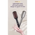 thumbnail image 5 of OUCLEYE Hair Straightener Brush, 2-in-1 Curler, Negative Ion, LCD Display, 5 Heat Settings, 30s Fast Heating, Portable Travel Anti-Scald Comb, 5 of 6