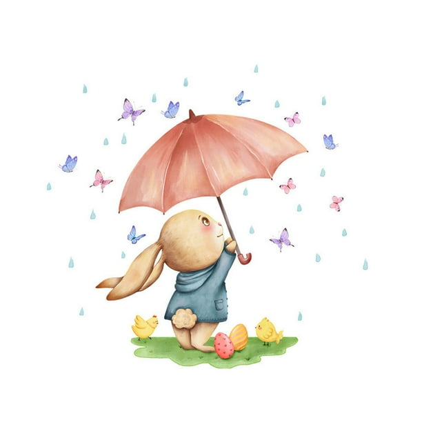 RKSTN peel and stick wallpaper One-meter Wall Sticker, Umbrella, Wall Sticker, Background Wall, Room Decoration Wall Sticker, Self-adhesive Wall Sticker