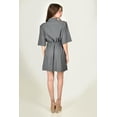 thumbnail image 3 of Blazer largo con jareta Roman Fashion /Juvenil, 5027 (Gris) gris M, 3 of 5