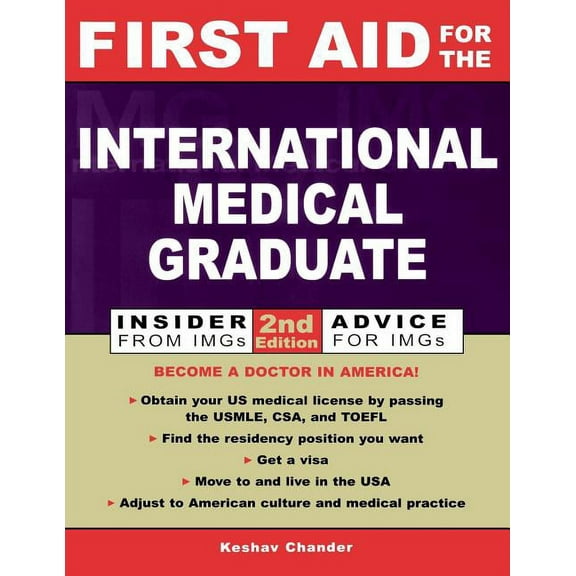 First Aid for the International Medical Graduate, (Paperback)