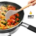 thumbnail image 6 of Silicone Cooking Utensils Set - 446°F Heat Resistant Silicone Kitchen Utensils for Cooking,Kitchen Utensil Spatula Set w Wooden Handles and Holder, BPA FREE Gadgets for Non-Stick Cookware (Colorful), 6 of 8