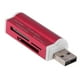 thumbnail image 5 of Lector De Tarjetas De Memoria Múltiple Usb2.0 4 En 1 Para Sd/Sdhc/Mini Sd/Mmc/Tf (Rojo), 5 of 7