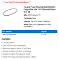 thumbnail image 2 of Fan and Power Steering Multi Rib Belt - Compatible with 1988 Chevy Blazer 5.7L V8, 2 of 2