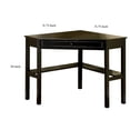 thumbnail image 4 of Porto Transitional Corner Desk In Black, 4 of 4