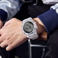 thumbnail image 5 of SMAEL Round Men Tactical Digital Watch 5ATM Waterproof TPU Strap Digital Sports Watch, 5 of 6