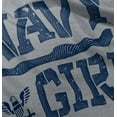 thumbnail image 4 of US Navy Girl Military Anchor Logo Youth T Shirt Tee Girls Infant Toddler Brisco Brands 12M, 4 of 5