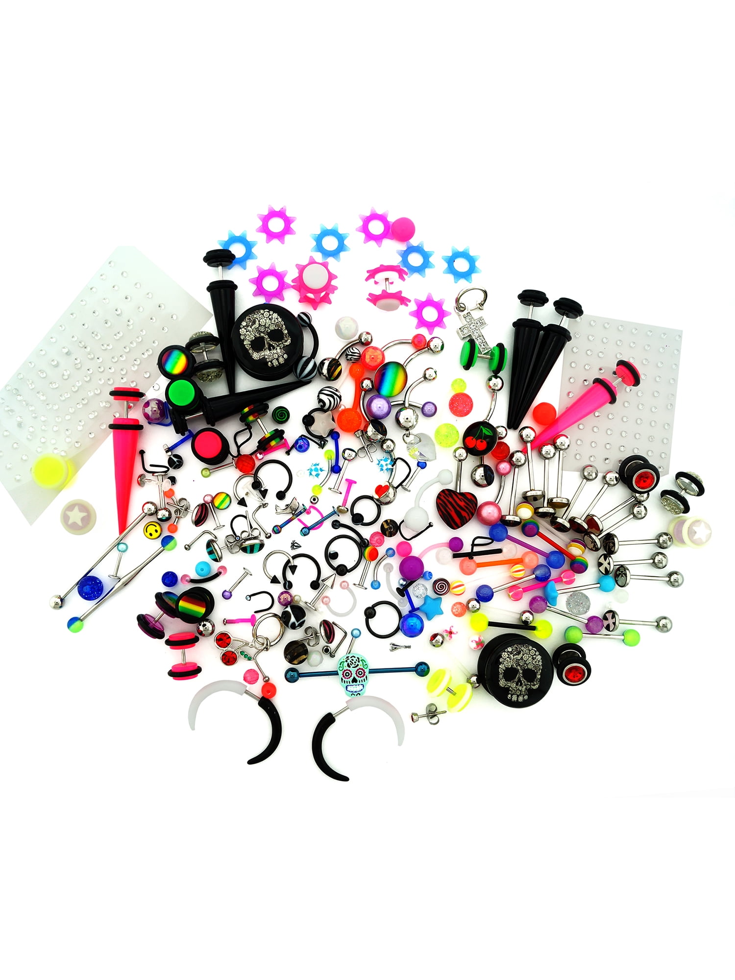 Body Jewelry - BODY MAGIC Body Jewelry Bundle Packs - 100 plus Pieces ...