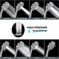 thumbnail image 3 of Cshidworld Filtered Shower Head with Handheld, High Pressure 8 Spray Mode Showerhead with Filters Beads for Hard Water - Remove Chlorine, Clean Tub Tile & Pets, Chrome, 3 of 7